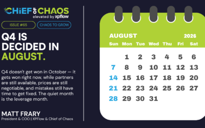 Issue #65: Q4 Is Decided in August.